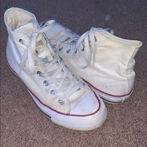 white high top converse